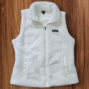 Patagonia White High Pile Los Gatos Fleece Vest. Sz. L